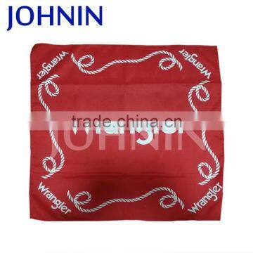 OEM Professional 100% Cotton 21x21 Inch Heat Transfer Printing Custom Design Square Bandana