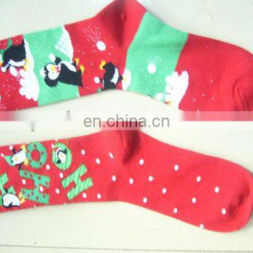 newest design hot popular elegant warm soft jacquard christams sock