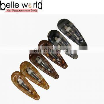 Fashion Factory OEM Acrylic Snap Hair Clip