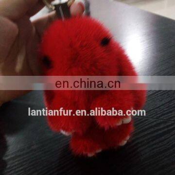 Luxury Soft mink fur keychain soft toy keychains