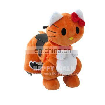 Wild Animal Walking Animal Ride for Kids Plush Animal Ride On Toy for Playground Ride on Horse for Sale for Commercial photo-3