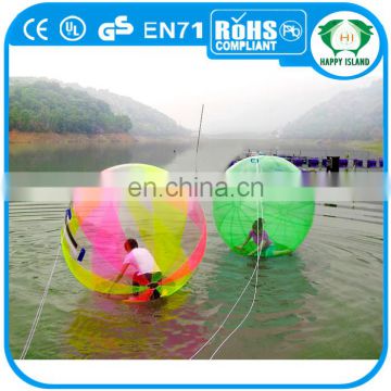 Muticolor giant inflatable bubble water ball fashion beach jumbo water walking ball