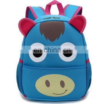 New design fashion neoprene fancy european children bag backpack