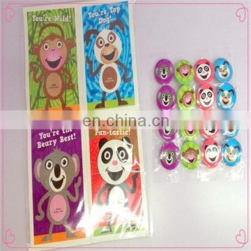 cute animal simle face pin