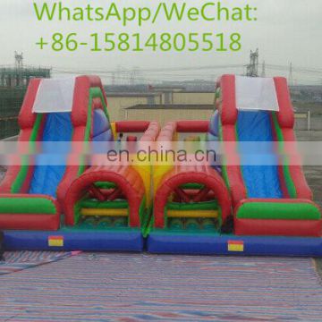 Outdoor Amusement Park Fun Land Inflatable Fun City CE Commercial Sale In Stock