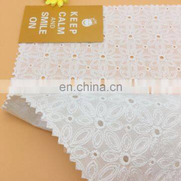 OLFTL10389 New design high quality elegance white flower design cotton garment lace