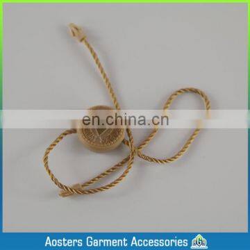 Custom general circular plastic fashion colorful seal tag for clothes