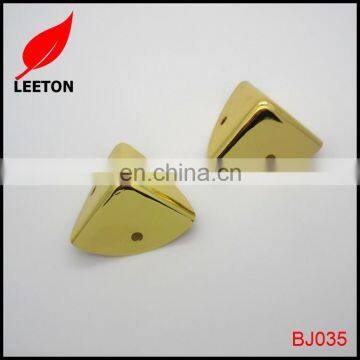 2017 Shiny gold decorative metal corner for bag