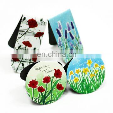 Customized Special Fancy Gift Folding Magnetic Clip Custom Bookmark photo-4