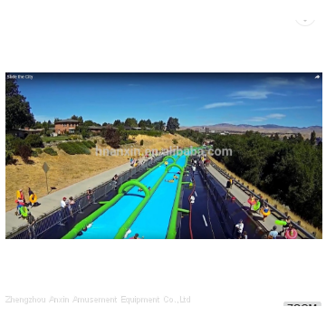 Interesting Summer Amusement Water Slide Inflatable Slip n Slide Water Slide the City photo-4
