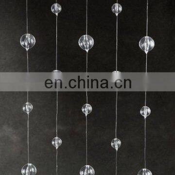1' x 6' Acrylic Floating Bubble Beaded Curtain