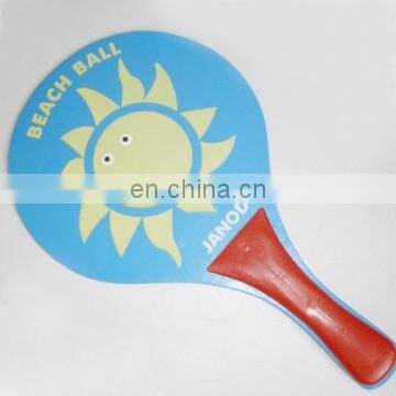 wood beach racket set