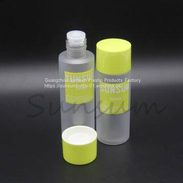 Frosted Pet Plastic Bottle for Cosmetic Water Use photo-3
