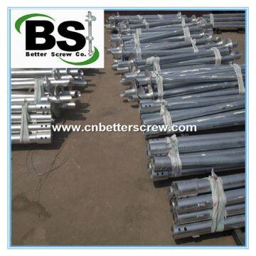 high grade round shaft helical piles for garden's foundation