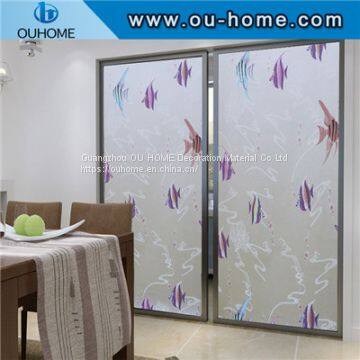 BT851 PVC Frosted Privacy Self-adhesive Decorative Film photo-2