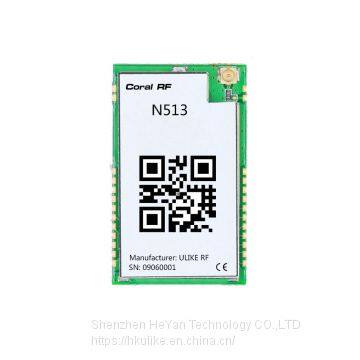 CC1120 Uart Narrowband RF Module 1W 30dbm 169Mhz,434Mhz,868Mhz,915Mhz，spi Module，sigfox