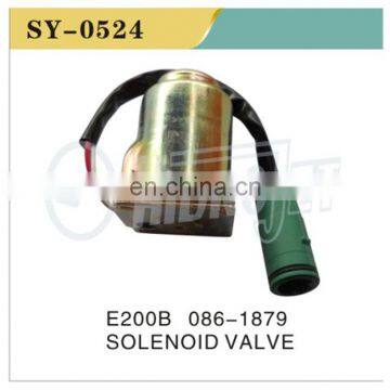 High Quality Excavator Parts E200B Main Service Valve Solenoid Valves 086-1879
