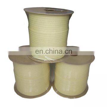 High Temperature Custom Resistance Fireproof Braided Aramid Fiber Roller Rope photo-6