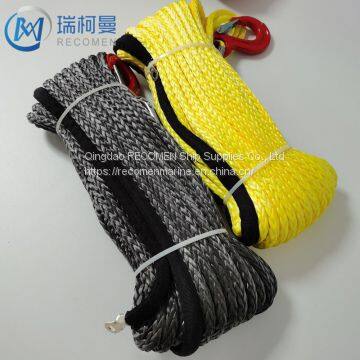 Recomen 10 mm Winch Synthetic Ropes With High-end Uhmwpe Material 12000lb