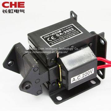 SA-2602 2.0kgf 19.6N 15mm Push Pull Type Tractive Solenoid Electromagnet for Vending Machine photo-3