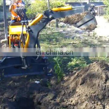 earth drilling earth auger ploughing hand control mini skid steer loader