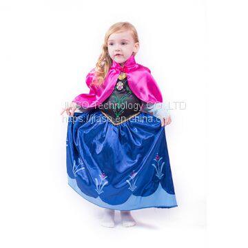 Halloween carnival custom girls costumes anna princess dress up costumes