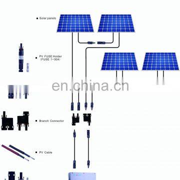 Slocable Solar PV Plug Multi Contact T Connector or Y Type 2in1 Branch Connector