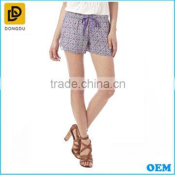 Dongguan Wholesale Printing knitted women shorts