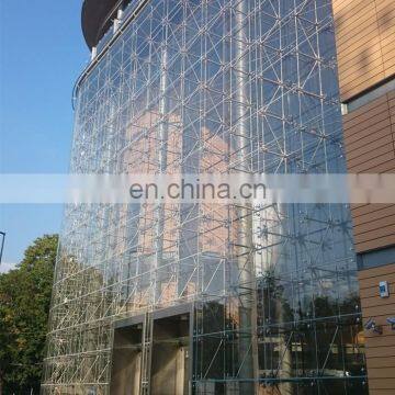 Manufacture and Export Facade Point-fixed Spider Glass Curtain Wall