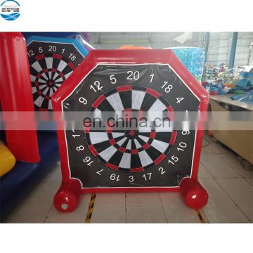 Factory supply mini inflatable football dart for sale,outdoor inflatable human dart game/inflatable soccer darts for kids