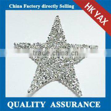 W1205 Clear Shiny Rhinestones Patch Hot Fix,rhinestones Hot Fix Patch for Dresses,hot Fix Rhinestones Patch photo-3