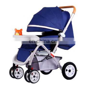 Hot sale high landscape baby stroller lightweight foldable pram pushchair