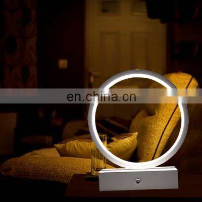 Europe Home Decor Donut LED Baby Series Desk Lamp Metal Base Rechargeable Bed Side Table Lamp photo-5