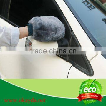 sheepskin car wash mitt hot sale factory price made in China