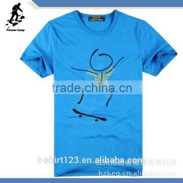 High quality organic cotton plain black tshirts