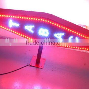 Outdoor led tobacco sign 35w two sides stainless steel cigarette display remote control