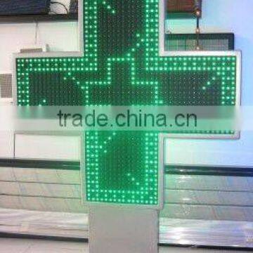 outdoor P10 waterproof 800*800 LED de la farmacia cruz