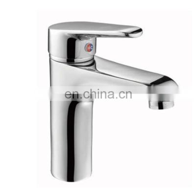 Wholesale Hot And Cold Water Mixer Single Hole Antique Brass Washroom Basin Faucet Taps