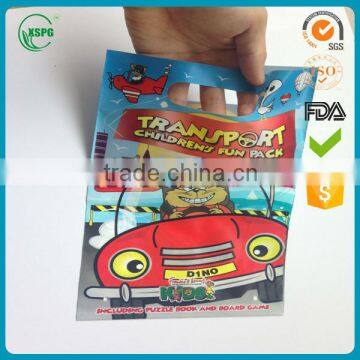 promotional die cut handle plastic bag