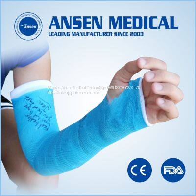 Chinese Orthopedic Casts Manufacturer Fast Hardening Cast Splint Orthopedic Fiberglass Cast Tape