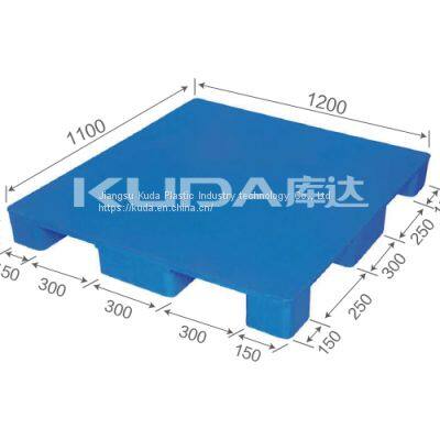 leading pallet supplier from china 1211A PBJJ PLASTIC PALLET（BUILT-IN STEEL TUBE）