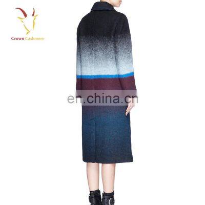 Women Casual Long Sleeves Woolen Coat Plus Size Cashmere Coat photo-2