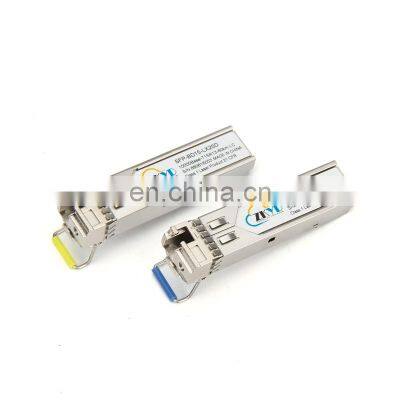 Single Mode Single Fiber 10G Tx1330nm/Rx1550nm 60km DOM BiDi LC SFP high quality