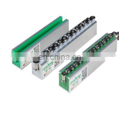 Self Lubrication thermoplastic Machined processed linear rail with gear rack