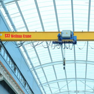 LDA type remote line control steel box type single beam bridge travelling crane