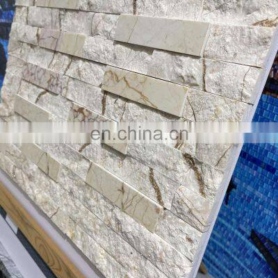 3D Style Brick Tiles Floor Wall Decoration Natural Stone Mosaic Cultured Stone Mosaic