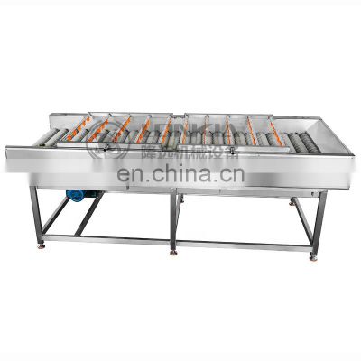 Commercial Use Automatic Brush Roller Cleaning Equipment Apple Orange Avocado Washing Waxing