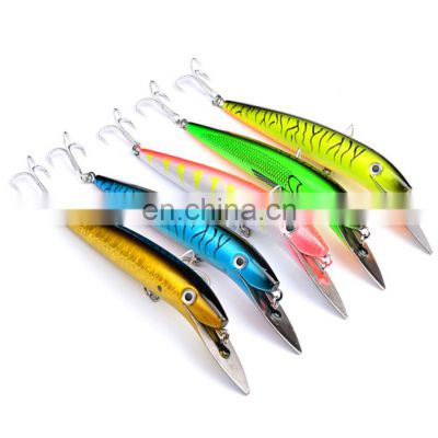 20cm 47g High Quality Wholesale Lifelike Metal Lip Long Casting Fishing  Sinking Minnow Bait