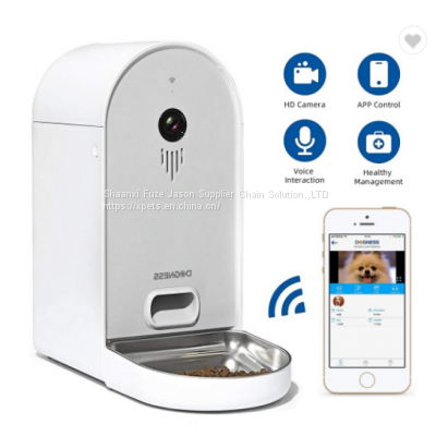 HOT Dog & Cat Wifi Feeder Automatic Smart Auto Pet Timing Feeder With Camera 6L Capacity for Dogs Cats APP Remote Control Feeders photo-5
