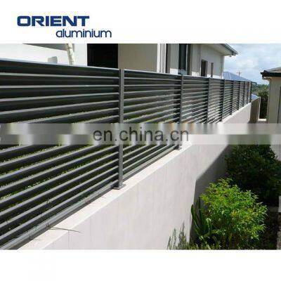 Custom Made Aluminium Slat Fencing With Varying Gap Sizes Vertical or Horizontal Slats Direct Factory Price photo-3